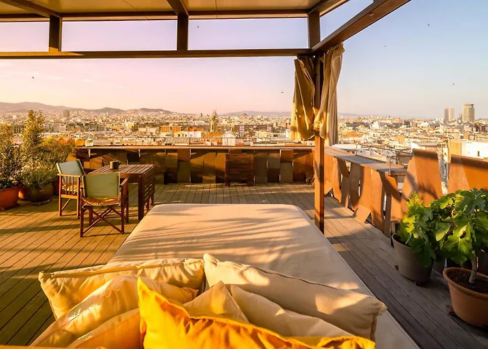 Apartment With Terrace Views Of Bcn