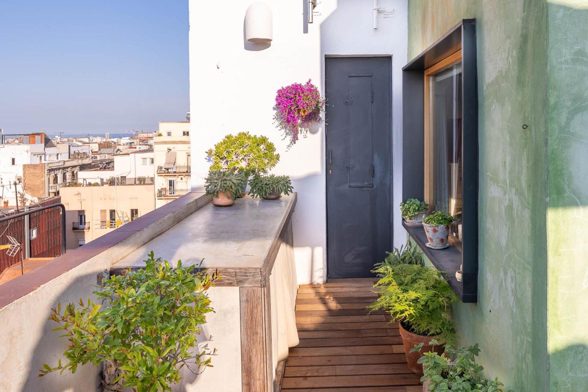 With Terrace Views Of Bcn Barcelona